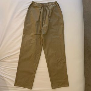 Caron Callahan Cali Pant in Khaki Poplin